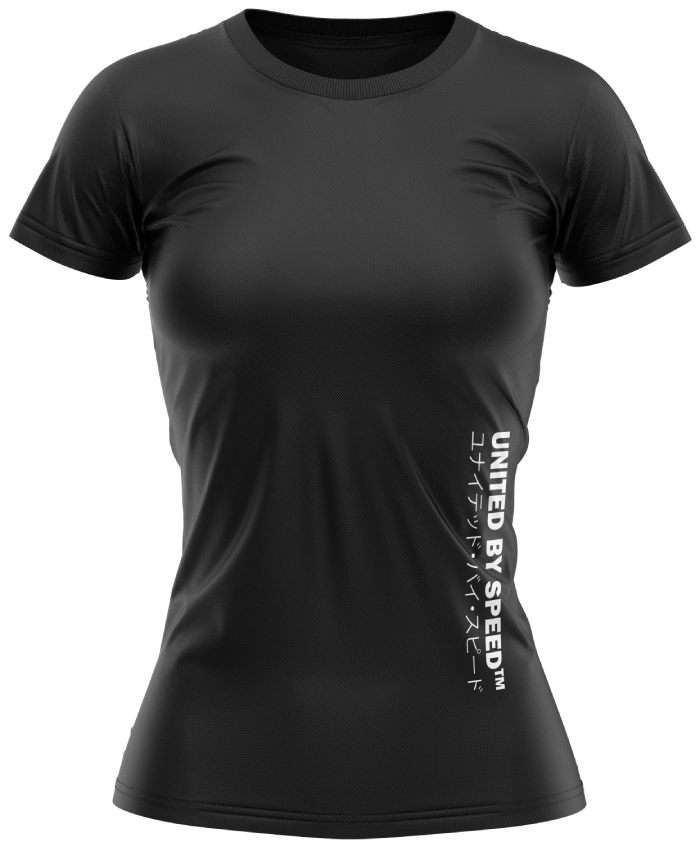Women_UBSJapanese_Black_Front - UnitedBySpeed
