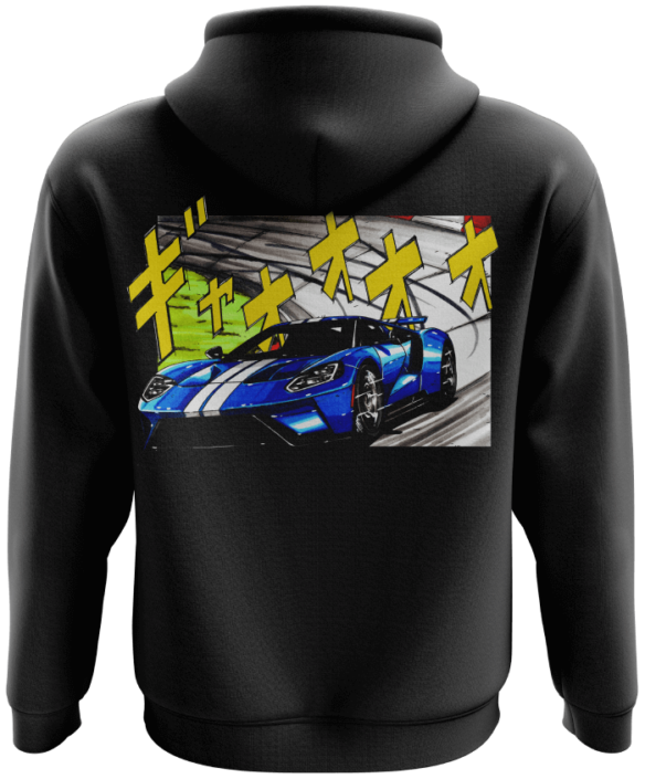 Hoodie_Anime_Muscle1_Back - UnitedBySpeed