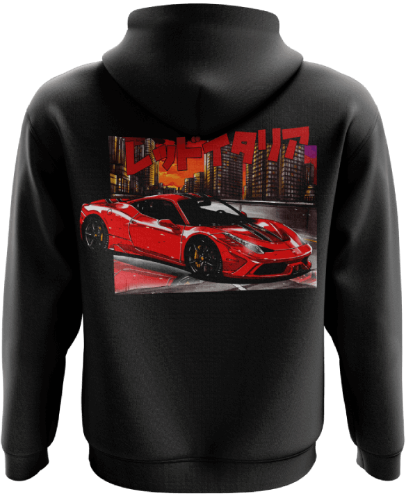 Hoodie_Anime_Italian1_Back - UnitedBySpeed