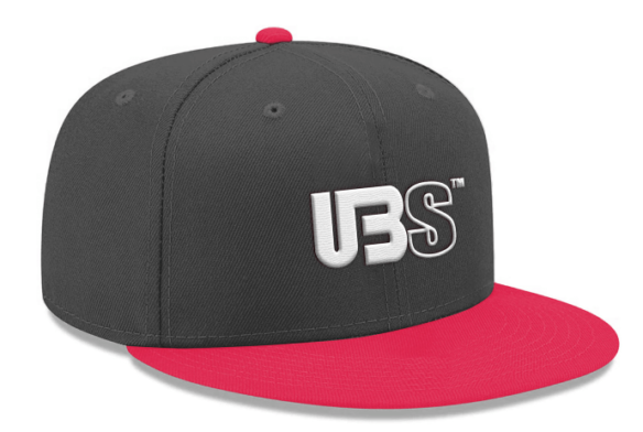 UBS Snapback Pink_black_Front_Hat -UnitedBySpeed